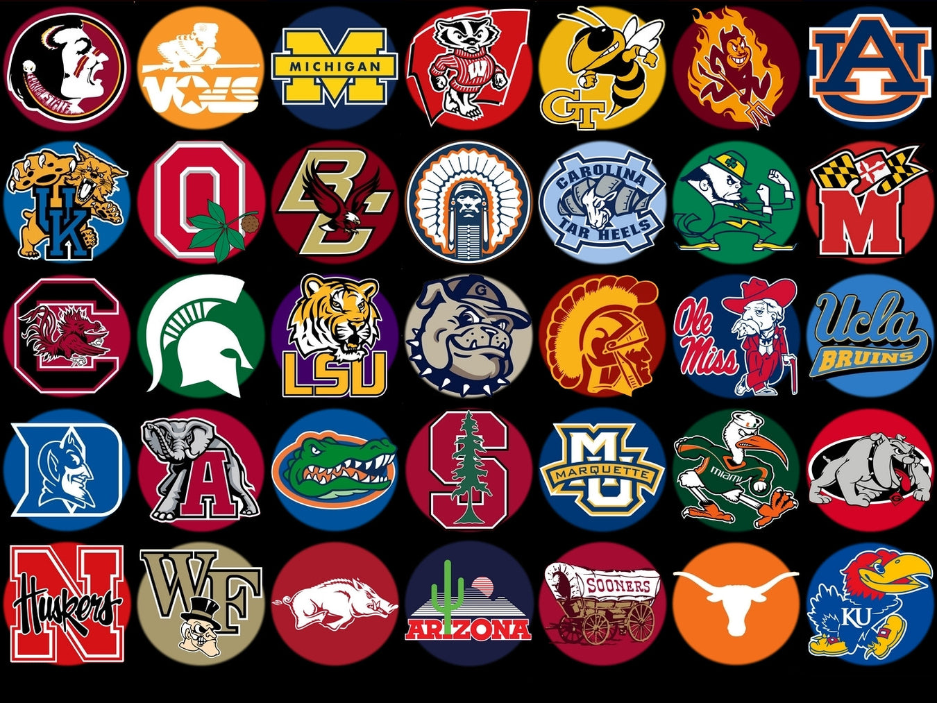 NCAA Mascots Bobbleheads