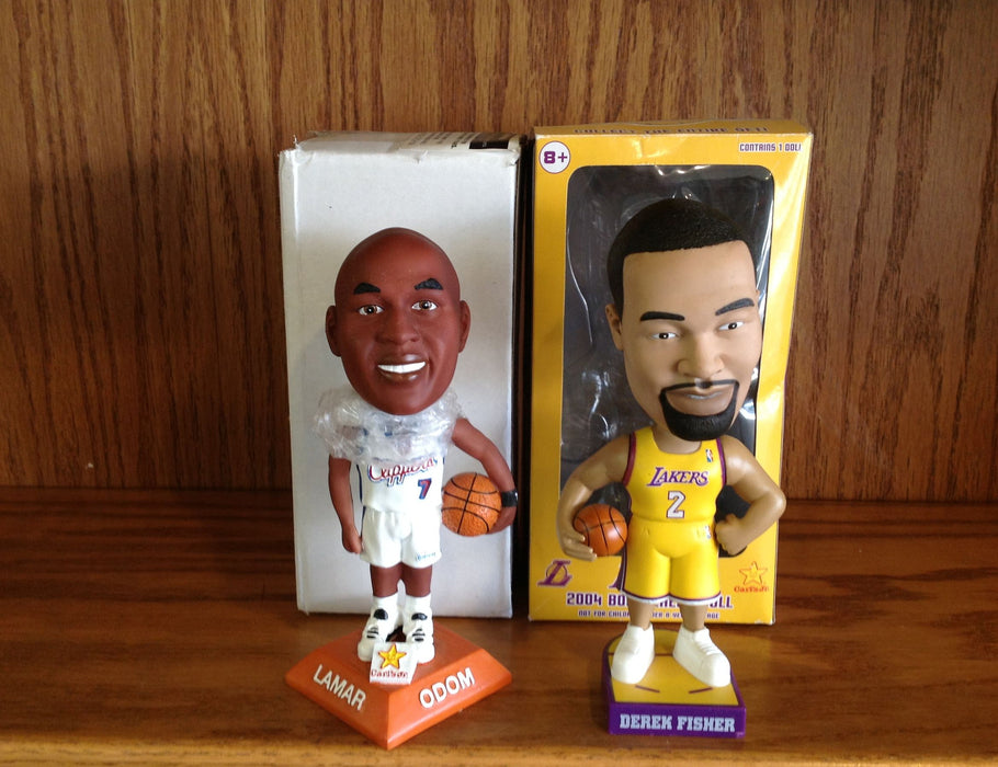 Derek Fisher and Lamar Odom Bobblehead Set - BobblesGalore