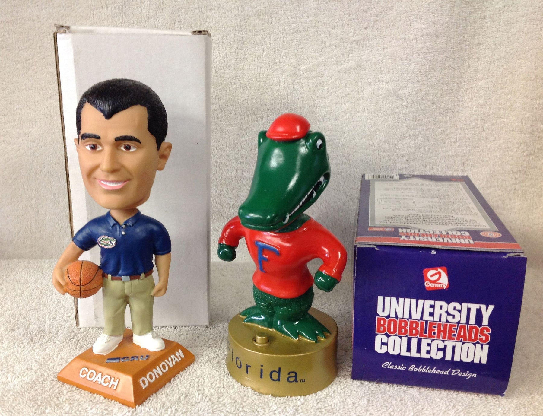 Billy Donovan and Florida Gators Mascot Bobblehead Set - BobblesGalore