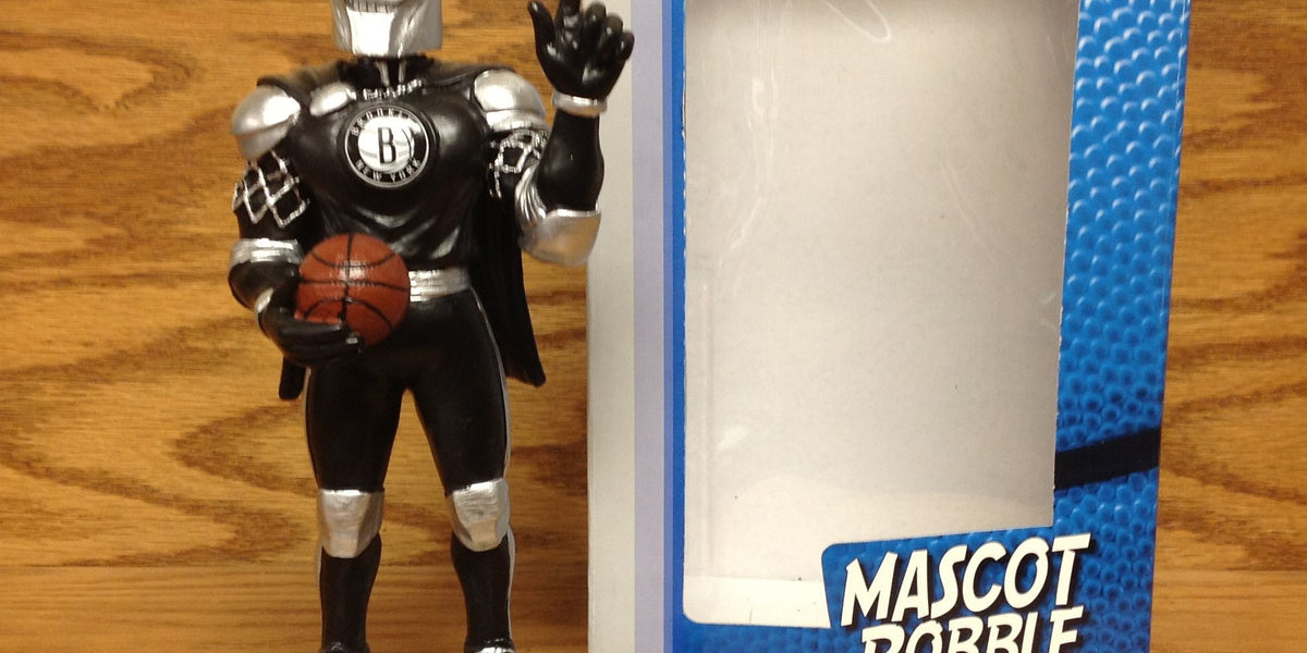 Serial #1 / 2013 ~ INAUGURAL SEASON Brooklyn Nets Knight Mascot Bobblehead  FOCO