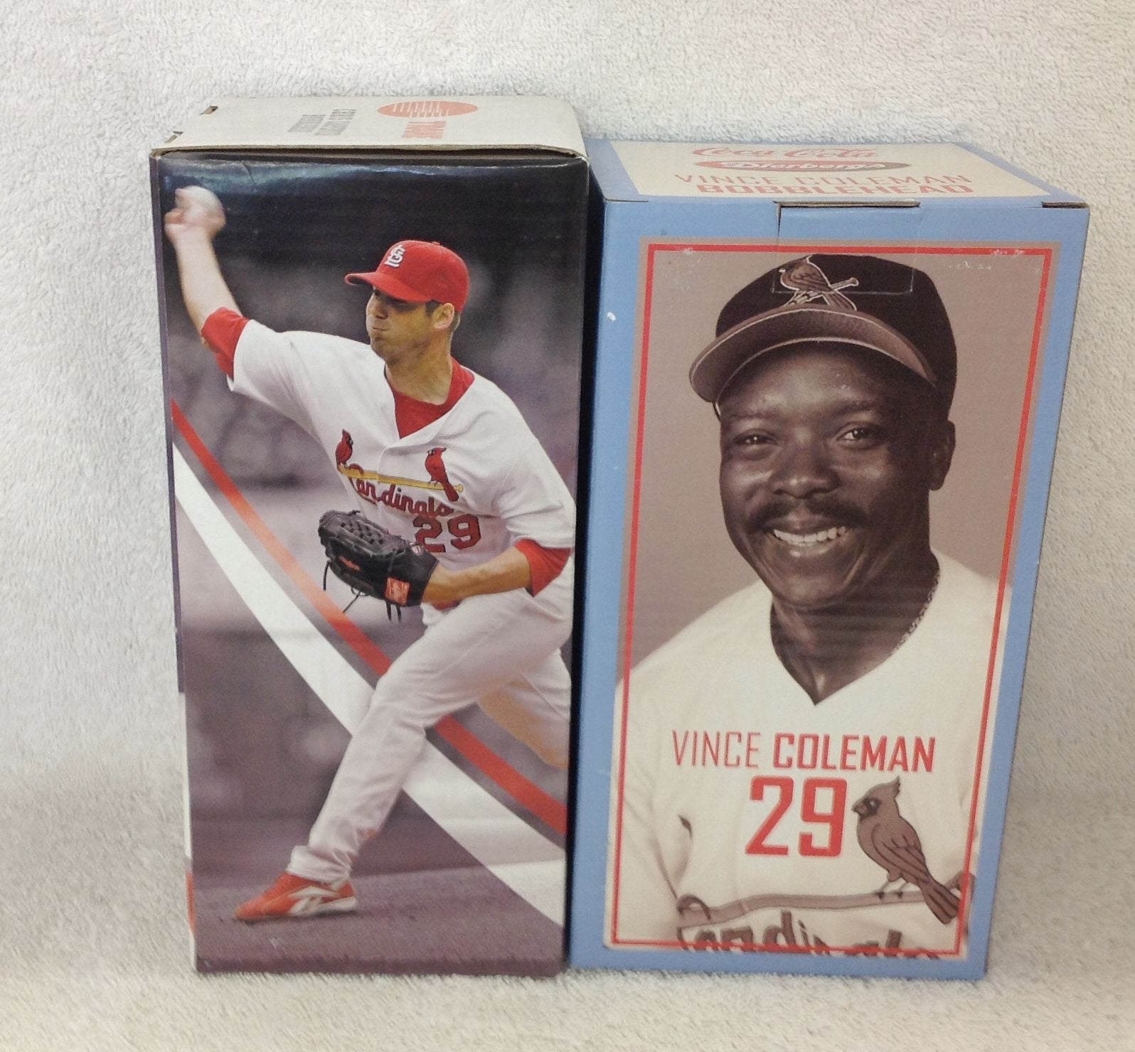 Chris Carpenter and Vince Coleman Bobblehead Set — BobblesGalore