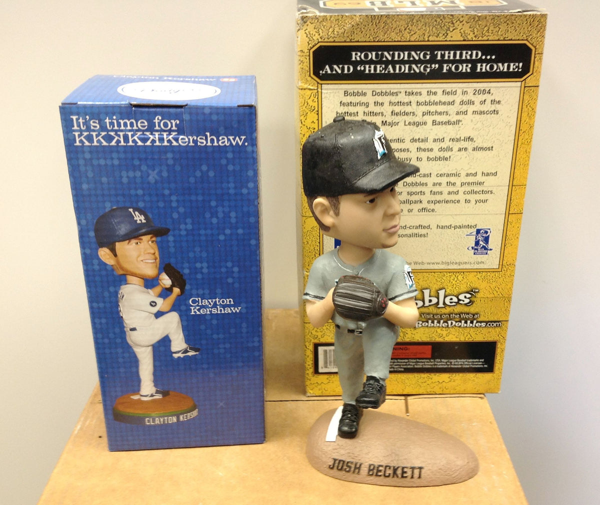 Clayton Kershaw Josh Beckett Bobblehead Set — BobblesGalore