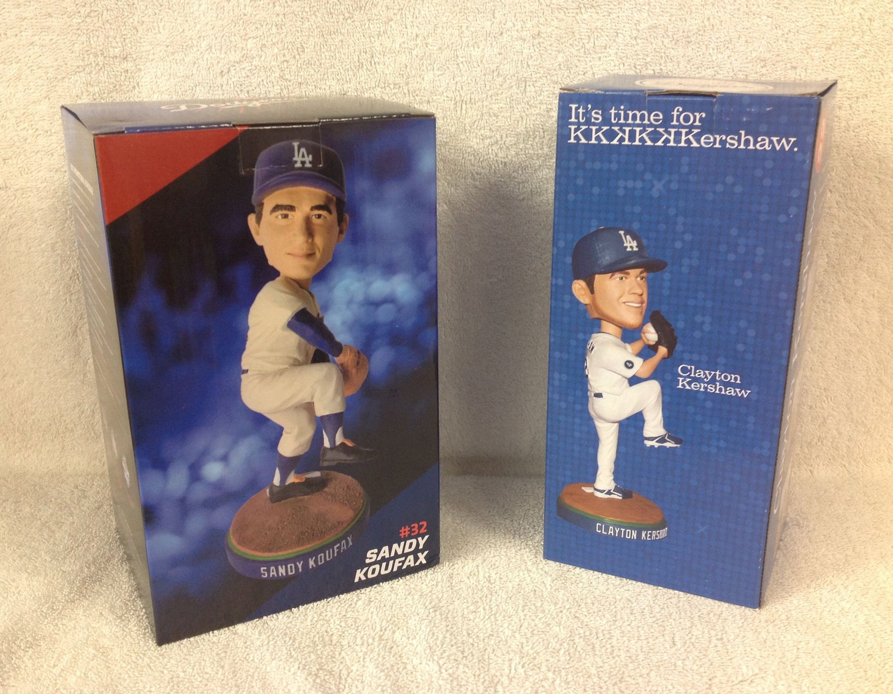 Sandy Koufax and Clayton Kershaw Bobblehead Set - BobblesGalore