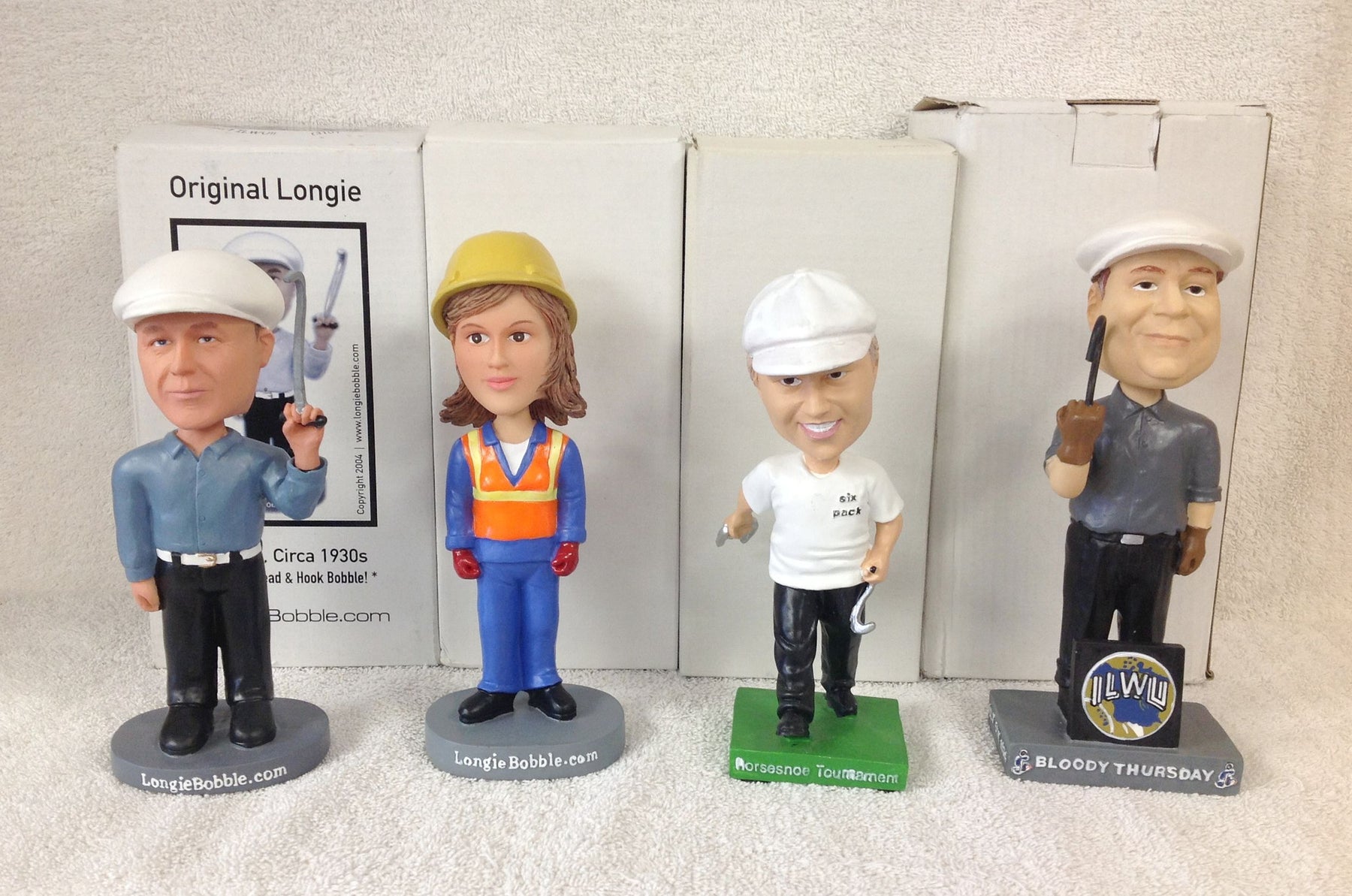 Longshoreman ILWU Bobblehead Set - BobblesGalore