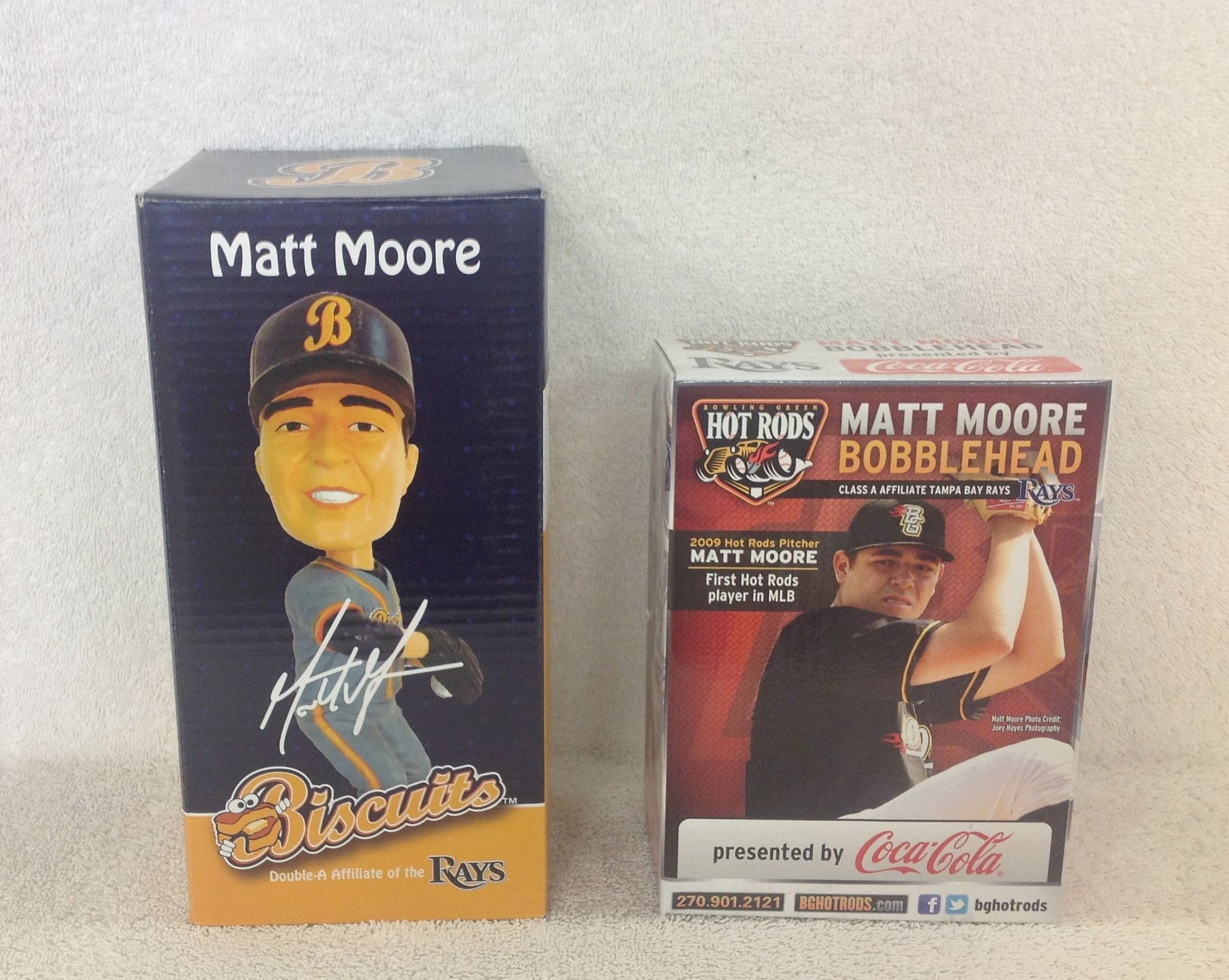 Matt Moore Bobblehead Set - BobblesGalore