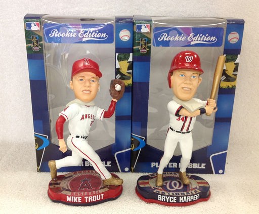 Mike Trout and Bryce Harper Bobblehead Set - BobblesGalore