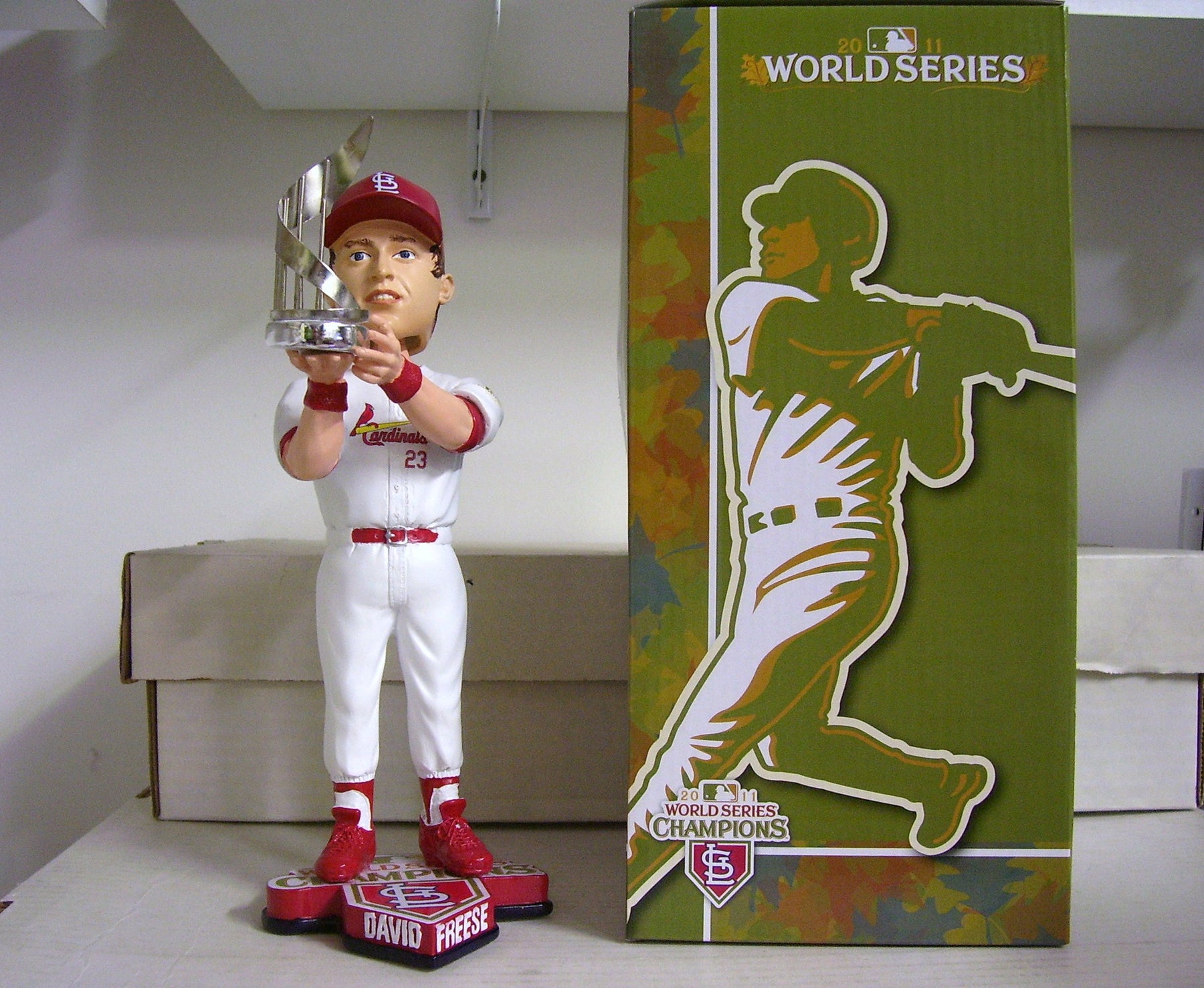 David Freese WS MVP Bobblehead - BobblesGalore