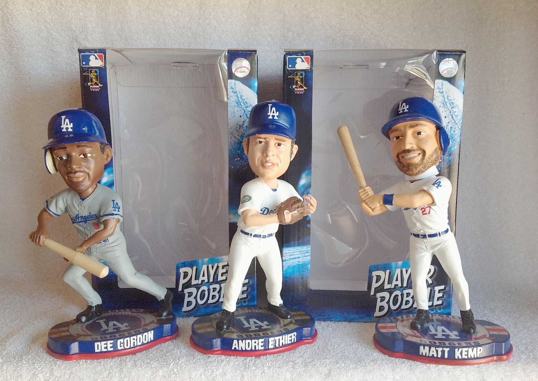 Dee Gordon Matt Kemp Andre Ethier Bobbleheads - BobblesGalore