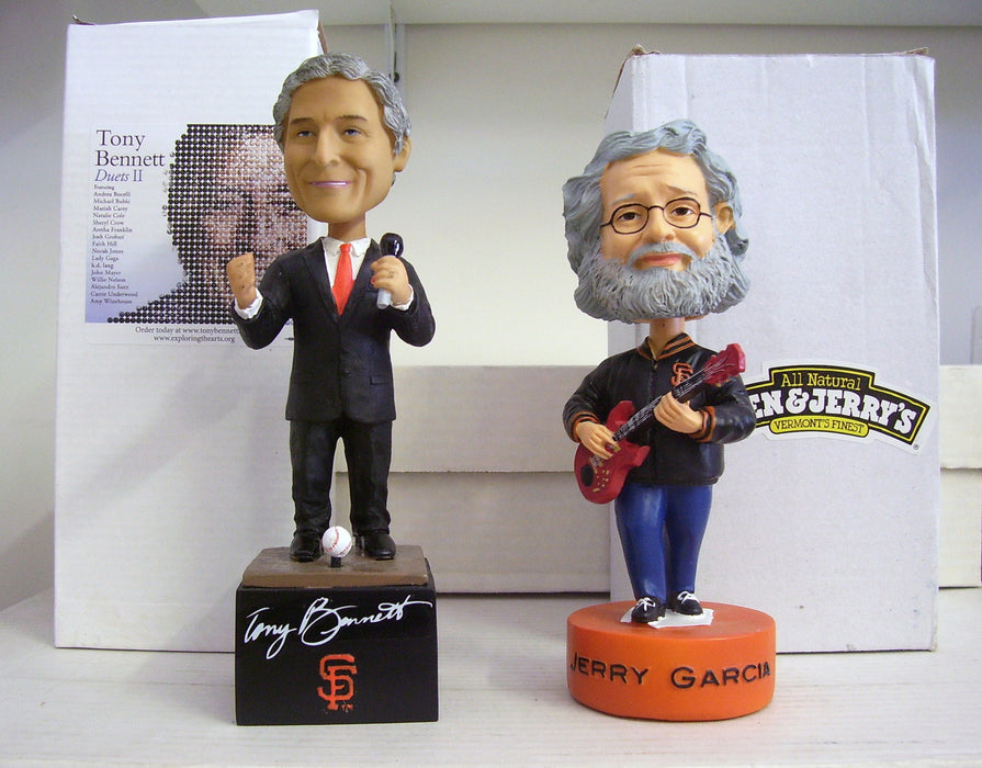 Tony Bennett and Jerry Garcia Bobblehead - BobblesGalore