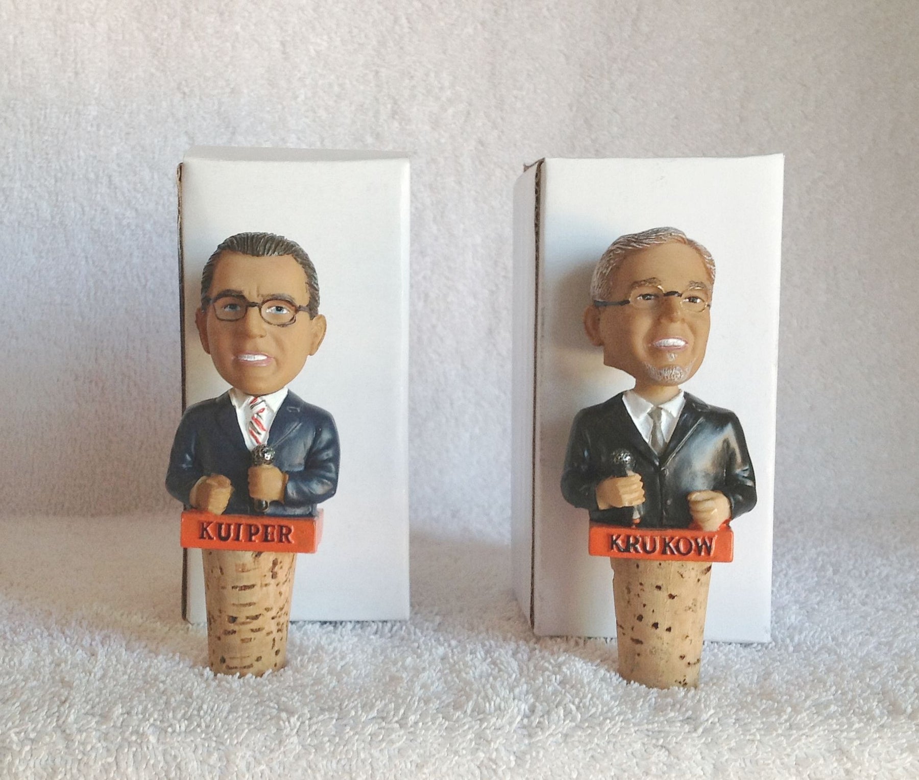 Mike Krukow and Duane Kuiper Winestopper Bobblehead - BobblesGalore