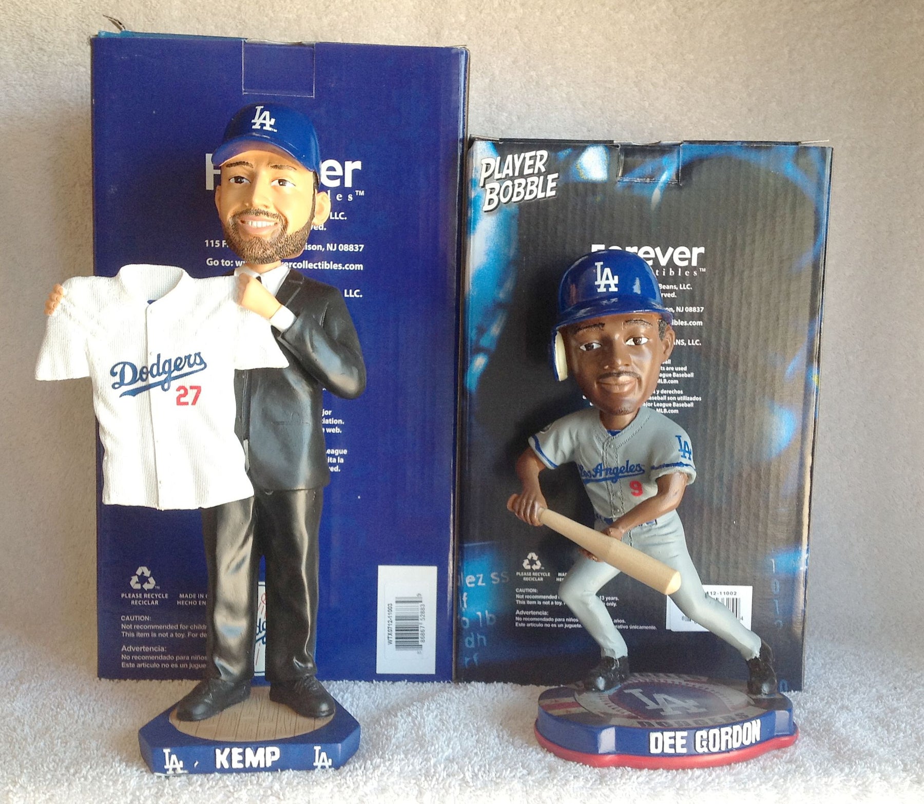Matt Kemp and Dee Gordon Bobblehead Set - BobblesGalore