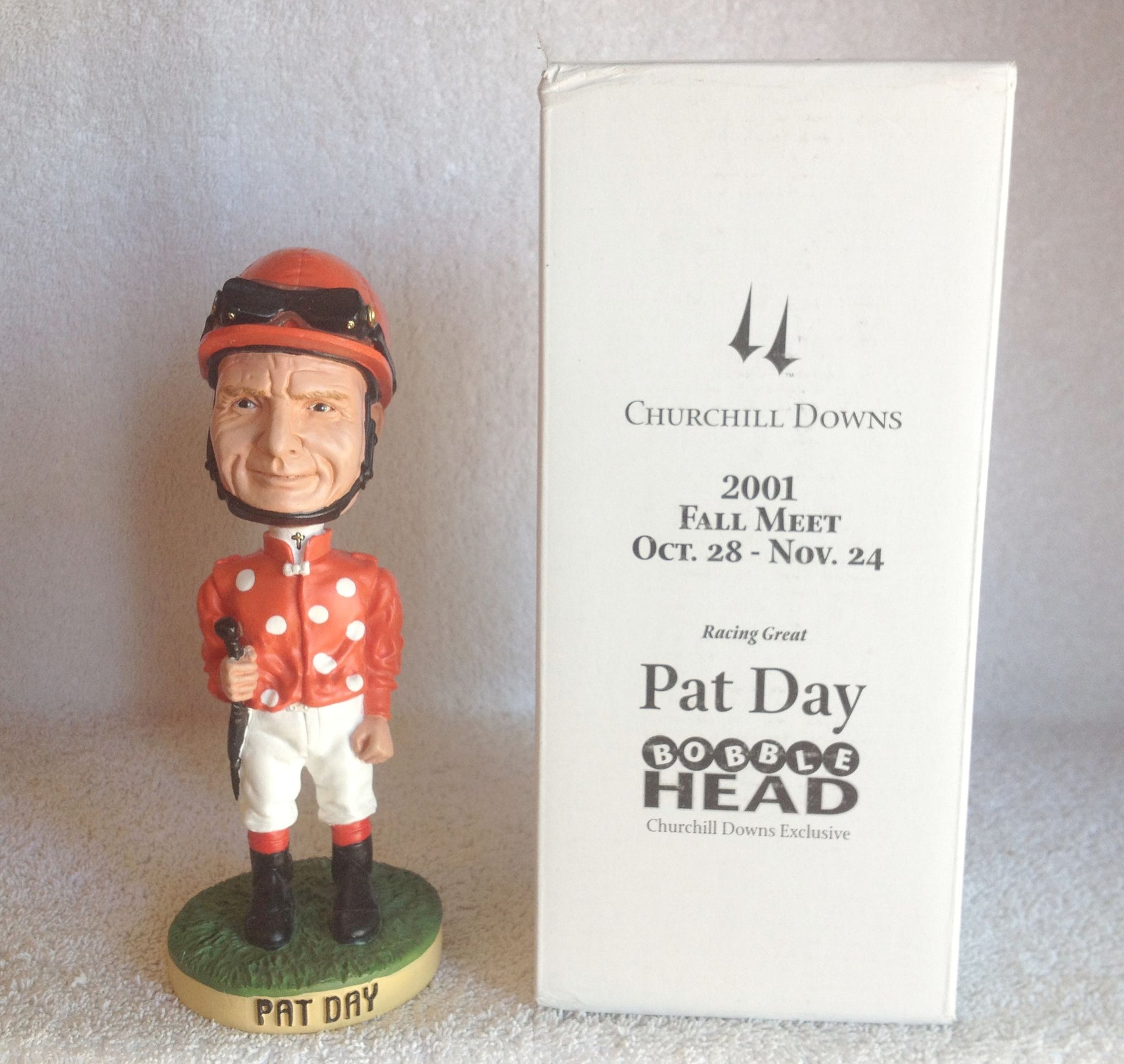 Pat Day Bobblehead - BobblesGalore