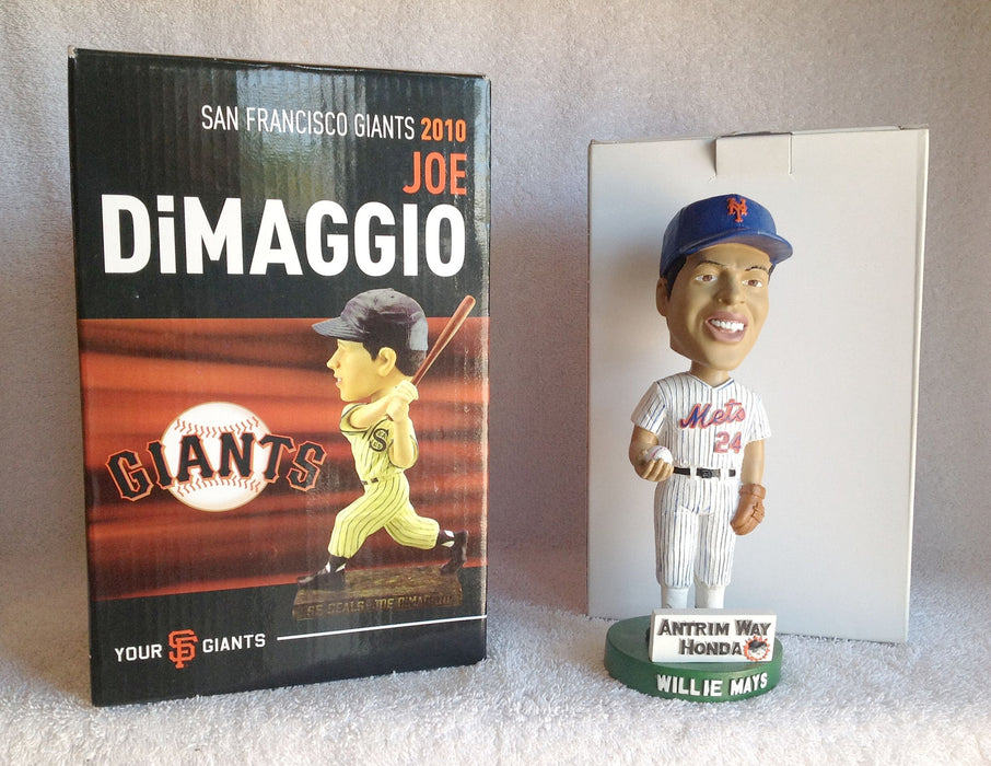 Willie Mays and Joe DiMaggio Bobblehead - BobblesGalore