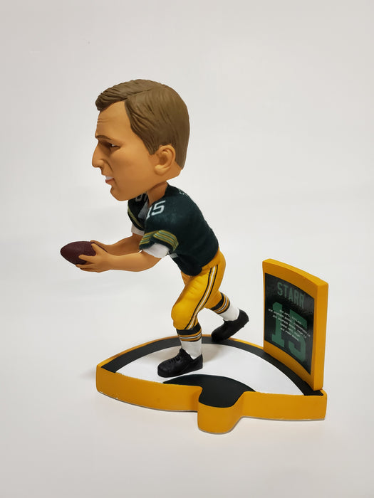 Green Bay Packers Triple Bobblehead Puzzle Set - Bart Starr, Brett Favre and Aaron Rodgers