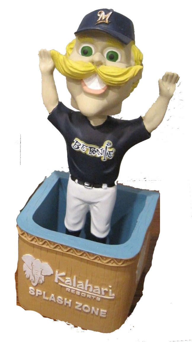 Bernie Brewer Milwaukee Brewers Mascot Slide Bobblehead