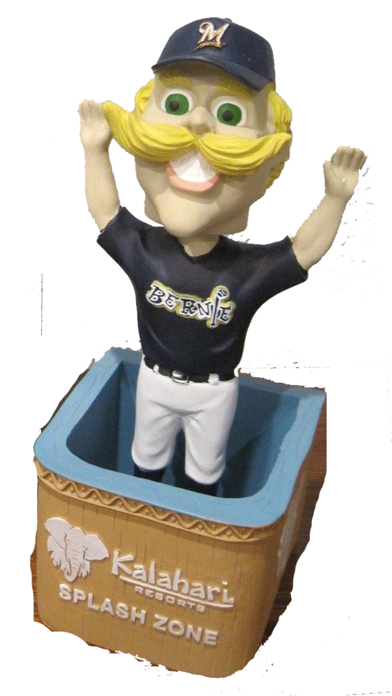 Bernie the Brewer Mascot Milwaukee Splash Zone '10 Milwaukee Brewers Bobblehead