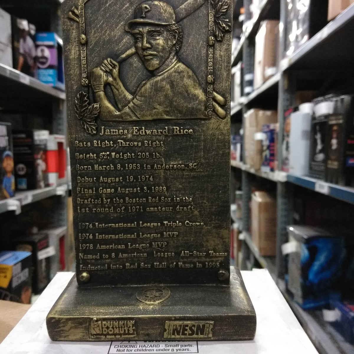 James Edward Rice Pawtucket Red Sox Plaque MiLB — BobblesGalore