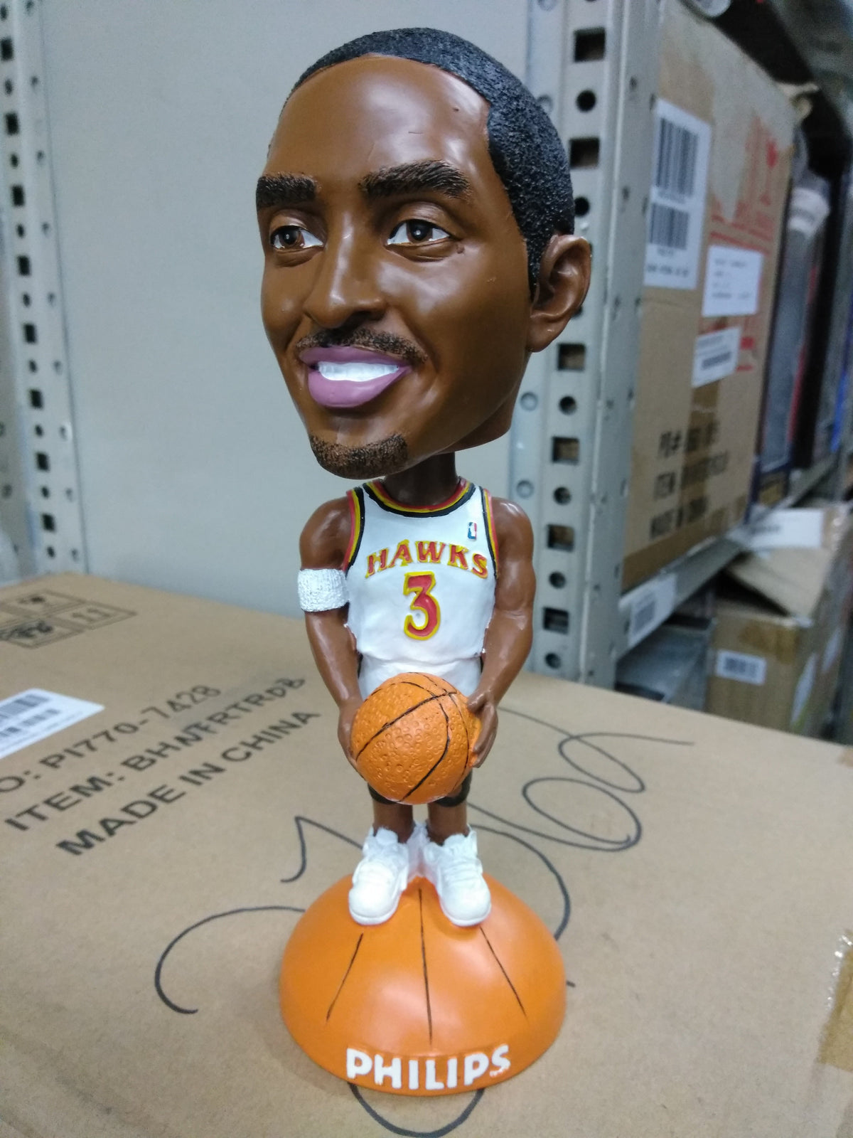 Shareef Abdur-Rahim Atlanta Hawks Bobblehead NBA — BobblesGalore