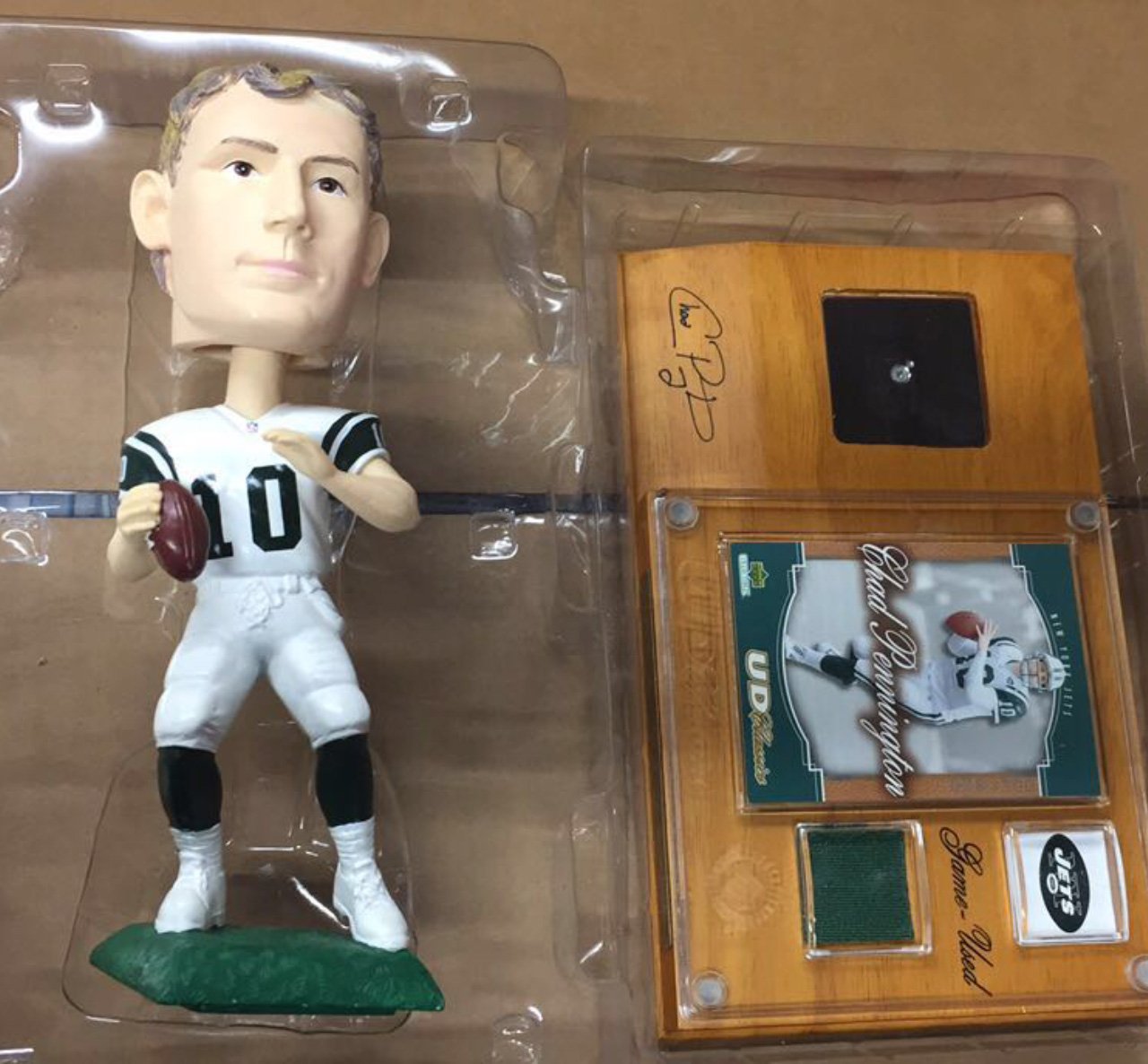 Chad Pennington NY Jets Upper Deck Classics 2003 New York Jets Bobblehead