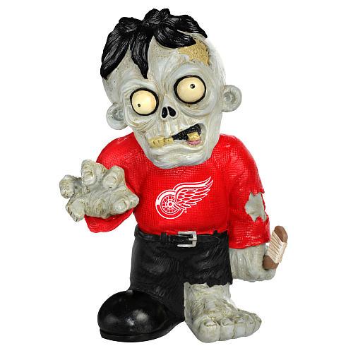 Detroit Red Wings Zombie in Red Jersey FOCO Statue Detroit Red Wings Bobblehead