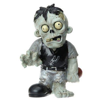 San Antonio Spurs Zombie Black Shirt FOCO Statue San Antonio Spurs Bobblehead