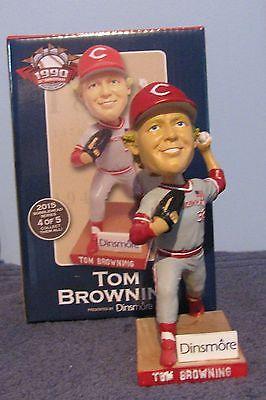 Tom Browning Cincinnati Reds Bobble SGA '15 4 of 5 Cincinnati Reds Bobblehead