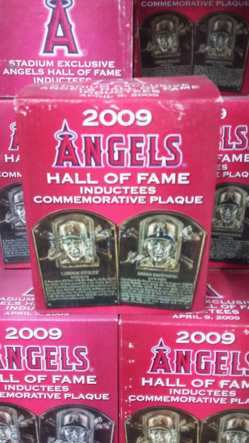 Brian Downing and Chuck Finley Angels HOF Plaque Los Angeles Angels Bobblehead