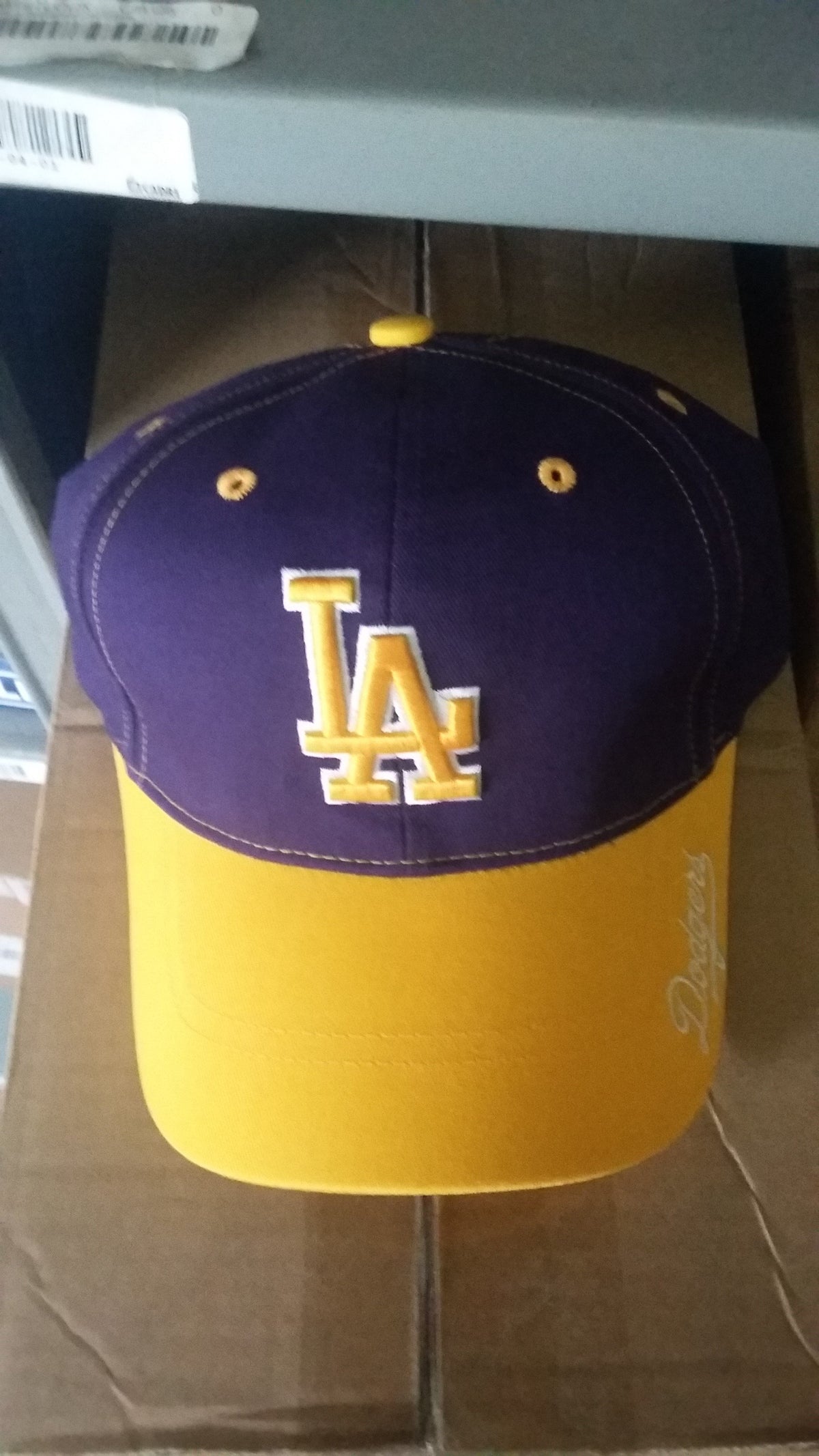 Los Angeles Lakers Baseball Cap Dodgers SGA Los Angeles Lakers Bobbleh —  BobblesGalore