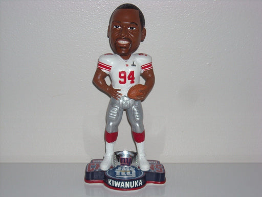 Marthias Kiwanuka NY Giants SB 46 XLVI Bobble FOCO New York Giants Bobblehead