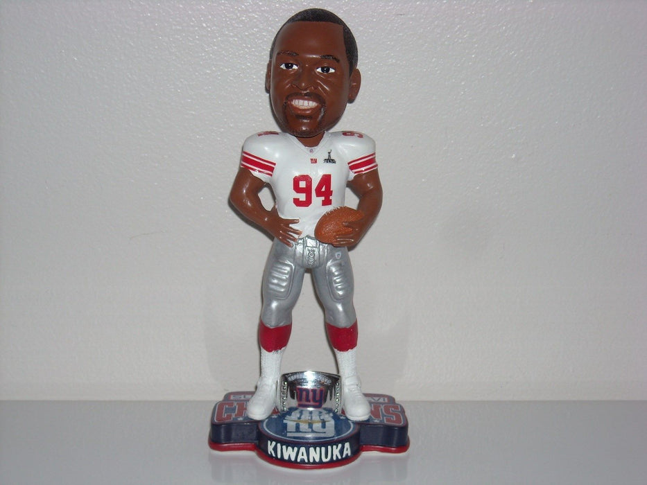 Marthias Kiwanuka NY Giants SB 46 XLVI Bobble FOCO New York Giants Bobblehead