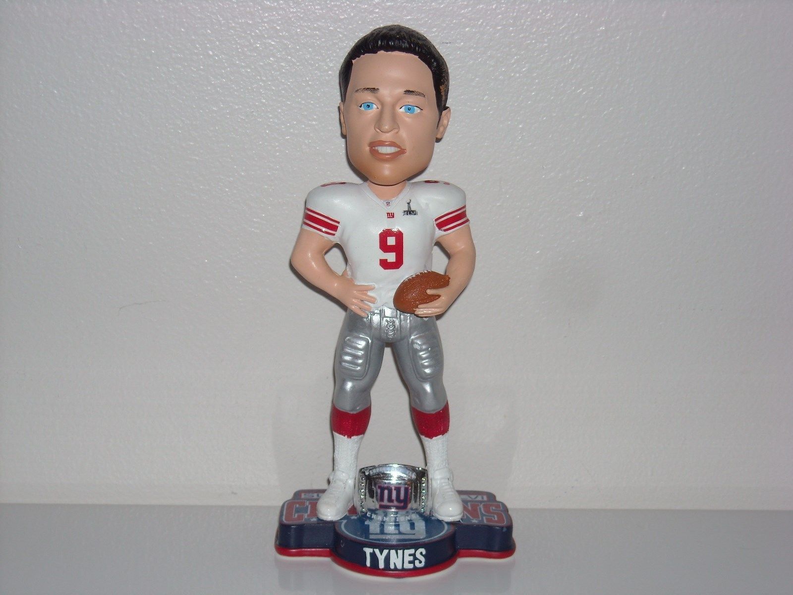 Lawrence Tynes NY Giants SB 46 XLVI Bobble FOCO New York Giants Bobblehead