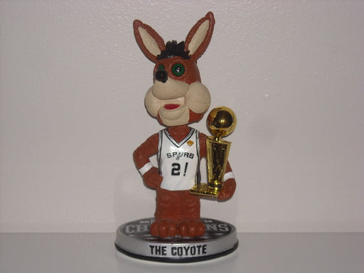 Coyote San Antonio Spurs Mascot NBA Champ '14 Bobl San Antonio Spurs Bobblehead