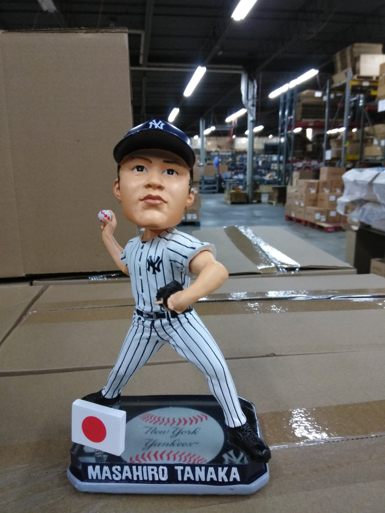 Masahiro Tanaka New York Yankees Japan Flag Bobble New York Yankees Bobblehead
