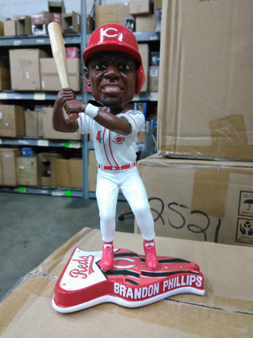 Brandon Phillips Cincinnati Reds Flag Base FOCO 13 Cincinnati Reds Bobblehead