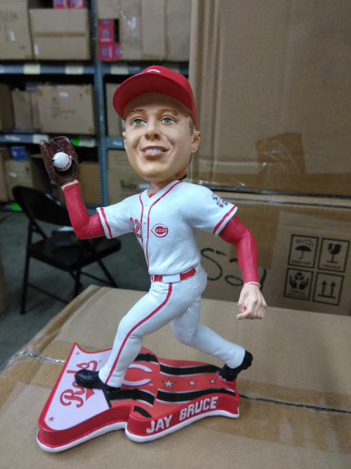 Jay Bruce Cincinnati Reds Flag Base FOCO 2013 Cincinnati Reds Bobblehead