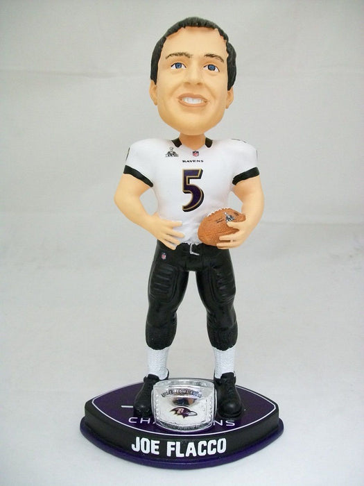 Joe Flacco Baltimore Ravens SB 47 XLVII Boble FOCO Bobblehead
