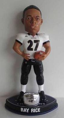 Ray Rice Baltimore Ravens SB 47 XLVII Bobble FOCO Bobblehead