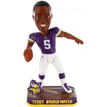 Teddy Bridgewater Minnesota Vikings Logo Bobble Bobblehead