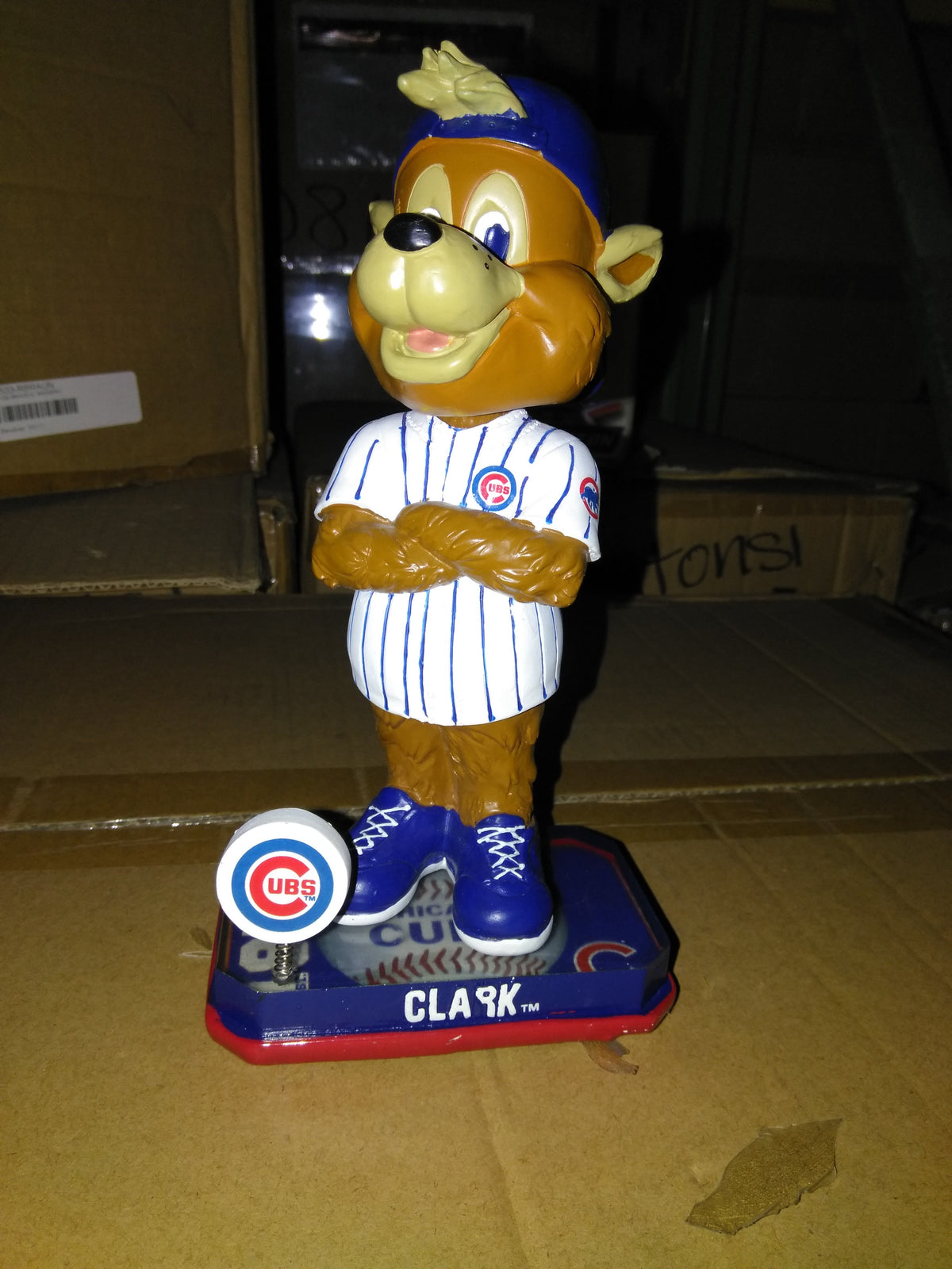 Clark Chicago Cubs Saint Patricks Day Mascot Bobblehead Officially Licensed by MLB