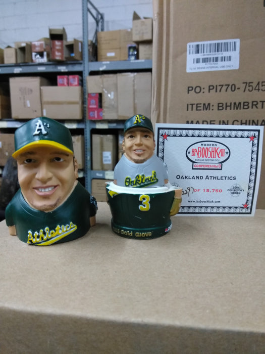 2004 Eric Chavez Oakland A's Nesting Dolls SGA Oakland Athletics Bobblehead