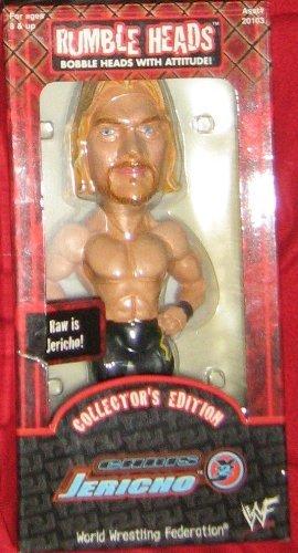 Chris Jericho WWE Rumble Heads, Full Size, Heavy Resin/ Ceramic Bobblehead WWE