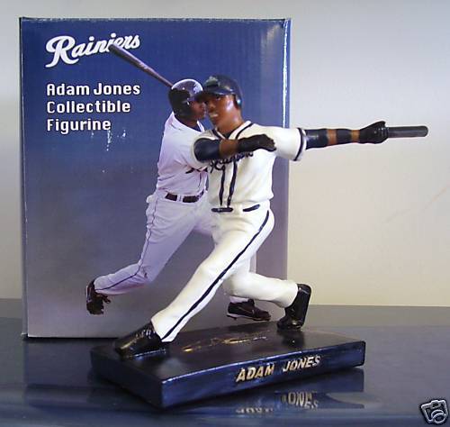 Adam Jones Tacoma Rainiers Balt Orioles Statue SGA Tacoma Rainers Bobblehead