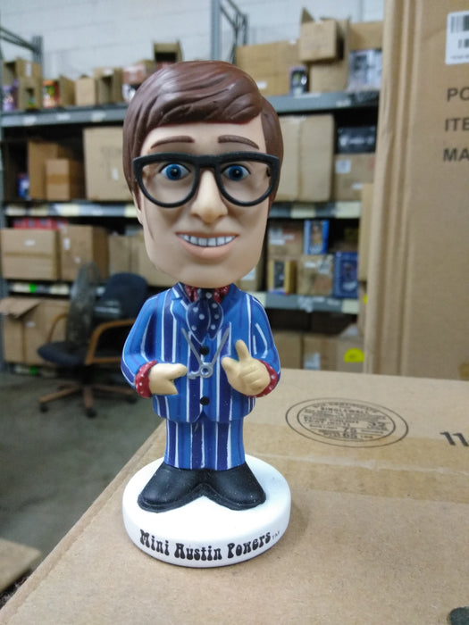 Austin Powers  Mini bobble, Blue suit with white stripes Bobblehead 