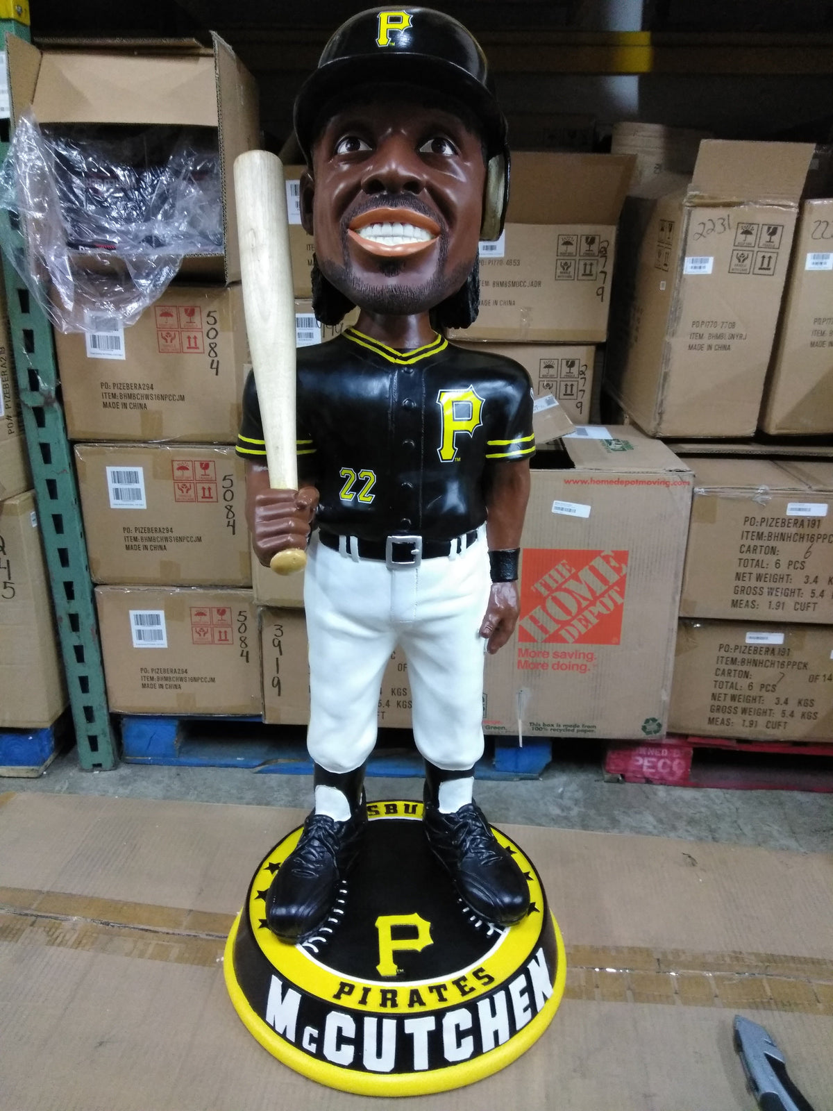 Andrew McCutchen 3 Foot Pittsburgh Pirates Bobble Pittsburgh