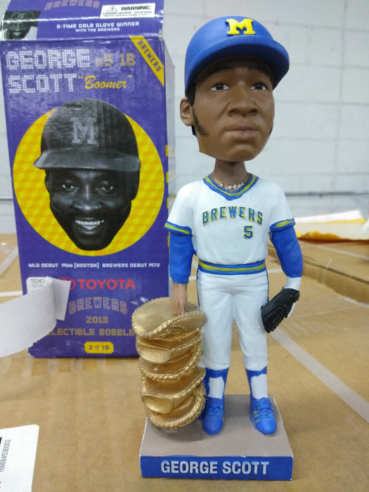 George Scott Gg Stack Brewers Limited Edition Bobblehead
