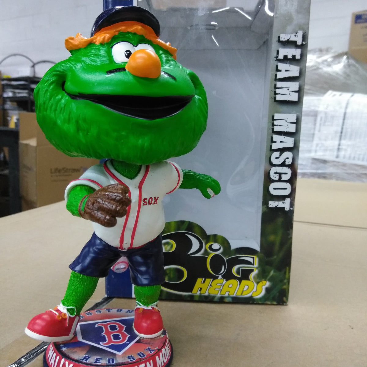 Wally the Green Monster Big Heads Team Mascot FOCO Bobblehead