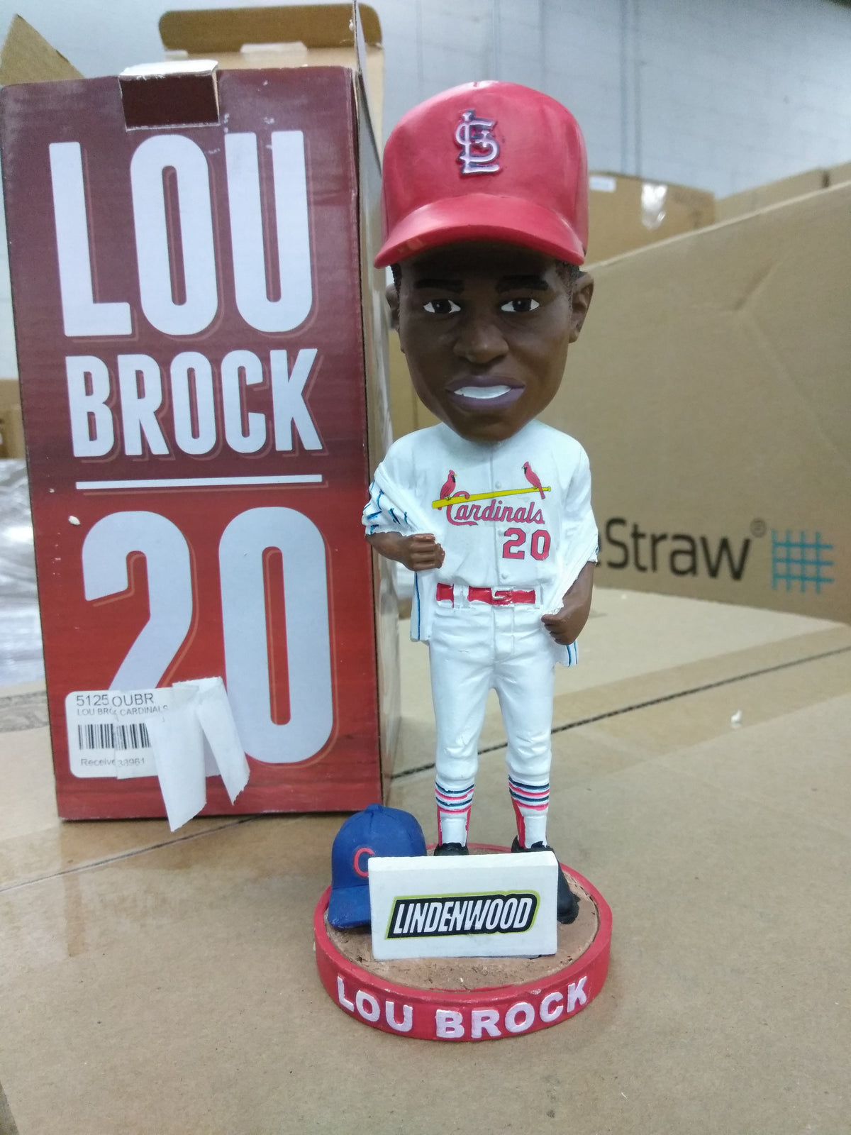 Lou Brock St. Louis Cardinals Cubs Trade SGA 2015 Bobblehead — BobblesGalore