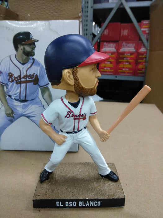 Evan Gattits Oso Blanco Braves Limited Edition Bobblehead