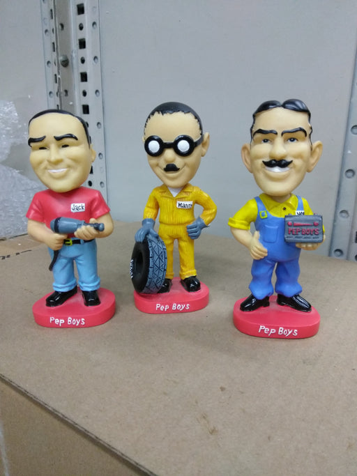 Pep Boys 3 No Box Limited Edition Bobblehead