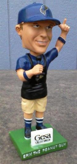 Erik the Peanut Guy Tri-City Dust Devils SGA - 07/19/12 Bobblehead MiLB